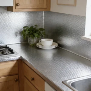 PVC Oil Proof Self Adhesive Wall Film Waterproof Vinyl Wallpaper for Kitchen Decoration