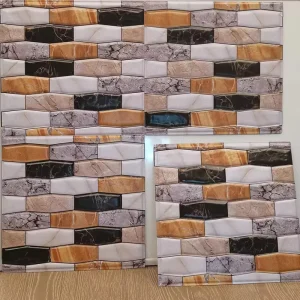 PVC Self Adhesive Wall Stickers for Waterproofing Anti Fouling Beautification Living Room TV Background Wall