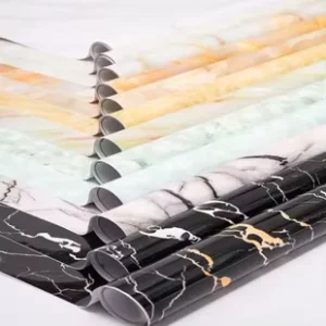 PVC Self-adhesive Film Roll Has a Fine Texture Is Wear-resistant and Scratch-resistant and Peel and Stick Wallpaper for Bathroom