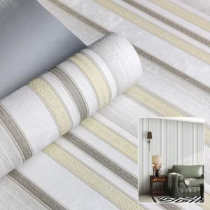 PVC Vinyl 3D Geometric Peel Stick Cement Concrete Waterproof Self Adhesive Wallpaper For Apartment Walls Kitchen Bedroom