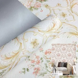 PVC Vinyl 3D Peel And Stick Cement Wallpaper Concrete Waterproof Self Adhesive Wallpaper For Walls Kitchen Bathroom