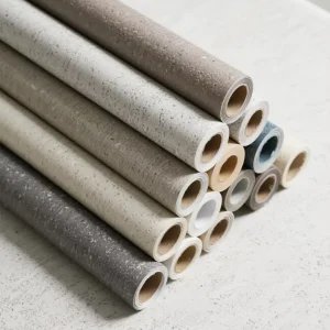 PVC Vinyl 3D Peel and Stick Cement Wallpaper Concrete Waterproof Self Adhesive Wallpaper for Walls Kitchen