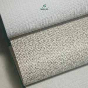 PVC Vinyl High Quality Moisture-Proof Waterproof Embossed Wall Covering for Hotel VillaDecor Hospitals Textured Fabric Wallpaper