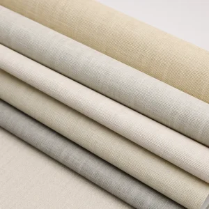 PVC Wallcovering Fabric Backed Vinyl Wallpaper Fireproof for Hotel Home Decoration
