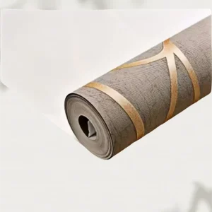 PVC Wallpaper Rolls 3D Striped Design Living Room TV Background Waterproof Hotels Wall Decoration Modern Wallpaper