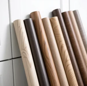 PVC Wallpaper Wood Grain Self Adhesive Vinyl Sticker Roll for Apartment Home Interior Decoration Furniture