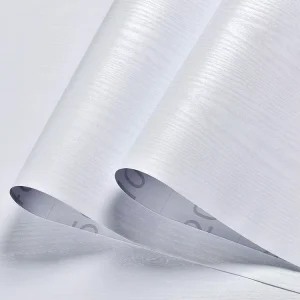 PVC Waterproof Embossed Wood Grain Self Adhesive Wallpaper Roll