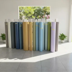 PVC Waterproof Modern Home Decoration Wallpaper for Apartment & Hotel Use with Various Colors