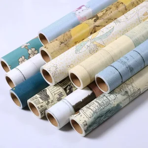 PVC Waterproof Moisture Proof Self Adhesive Wallpaper Wall Panels Self Stick Wall Covering for Living Room