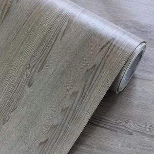 PVC Wood Grain Wallpaper Modern Design Self Adhesive Waterproof Moisture Proof Mould Proof Wall Sticker Kitchen Hotel