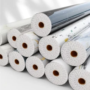 Palace Texture Waterproof Modern Geometric Marble Sticker Wallpaper Patterns for Kitchen Bathroom Household Use