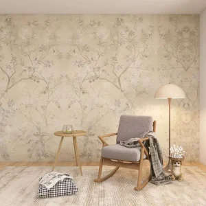 Papel De Parede 3d Adesivo Waterproof Home Wall Decoration Mural Wallpaper with Branches and Butterfliespapel De Parede