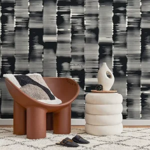 Paper Ink Penetrating Wall Abstract Art Mural Wallpapers for Living Room