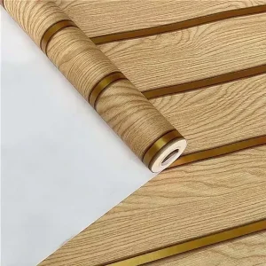 Paper White Grille Pattern Self Adhesive Mould-Proof Easy 3D Wallpaper Geometric Wall Sticker for Interior Wall Redecoration