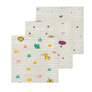 Pe Foam Baby Kids Animal Cartoon Wallpaper Room Decor 3D Wall Stickers