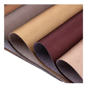 Pearlized Cross Texture 0.7 mm Artificial Synthetic Upholstery Materials Fabric PVC Leather for Lining Furniture