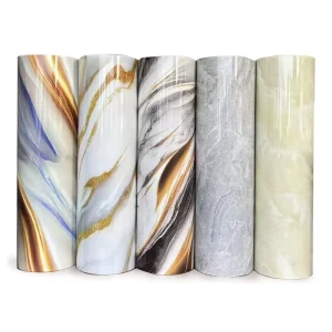Peel & Stick Gilded Marble Self Adhesive Wall Stickers Waterproof Living Room Bedroom Decor Commercial Factory