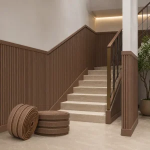 Peel and Stick 3D Wall Trim for Staircase Wall Decoration