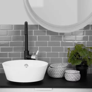 Peel and Stick Geometric Modern Waterproof Wall Tile Subway Kitchen Backsplash Self-Adhesive Wallpaper Sticker