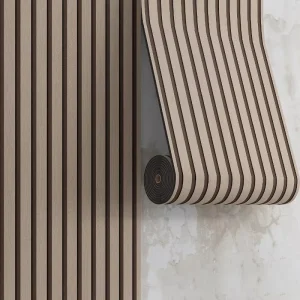 Peel and Stick Grid Wall Decal Wallpaper Wood Custom Wallpaper Mural Wall Designer Wallpaper Waterproof High End Wallpaper
