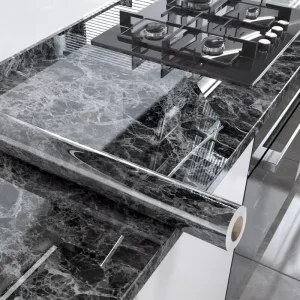 Peel and Stick Kitchen Wallpaper for Stove Countertop Cabinet & Full Roll Vinyl