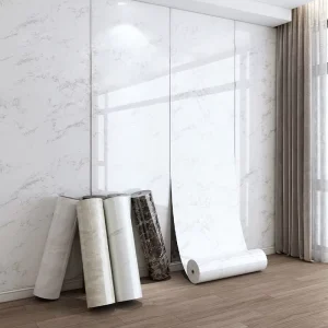 Peel and Stick Marble Wall Paper Sticker PVC Vinyl Self Adhesive Marble Wallpaper Roll for Home Furniture Decor