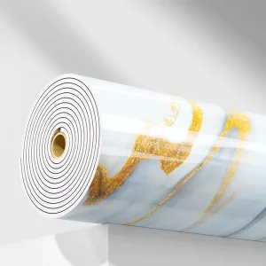 Peel and Stick Self Adhesive Versatile Marble Wallpaper Roll for Kitchen and Hotel Wall Decor