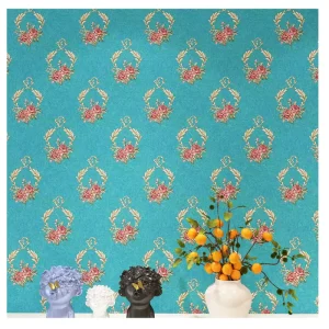 Peel and Stick Wallpaper Floral Vinyl Self Adhesive Wallpaper Roll for Wall