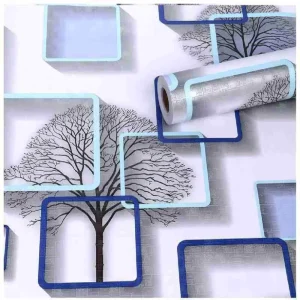 Peel and Stick Wallpaper PVC Waterproof Removable Wall Covering Sticker for Living Room Bedroom Home Decoration
