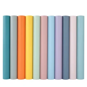 Peel and Stick Wallpaper Textured Contact Paper 45cm Width Solid Color Self Adhesive Removable Wallpaper Vinyl for Bedroom
