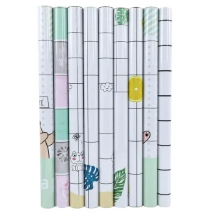Peel and Stick Washable Self Adhesive Cute Green Plant Kitchen Vinyl Wallpaper Waterproof Wallcovering Sticker