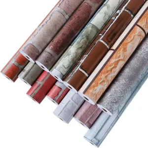 Peel and Stick Waterproof 3D Brick PVC Wallpaper Sticker