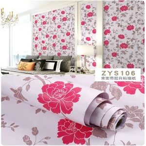 Peel&stick Luxury Wallpaper Flower Pattern Wallpaper 3d Interior Decor Wall Paper