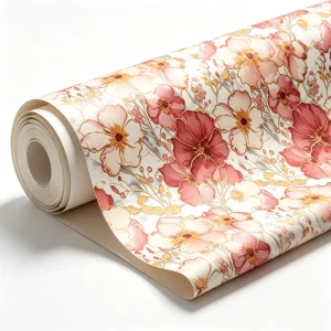 Pink Style Small Floral Wallpaper Korean Garden Style 3D Small Flower Wall Covering for Bedroom Living Room TV Background Decor