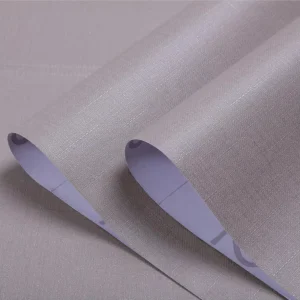 Plain Color Textile Self Adhesive Wallpaper Rolls for Bedroom Living Room Interior Decoration