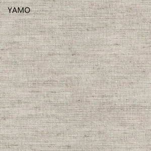 Plain Linen Fabric Wallpaper Classic Textile Wallcovering for Home Decoration