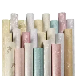 Plain Textured Nonwoven Wallpaper Waterproof Wall Covering for Apartment Household Hotel Wallpaper Factory Wall Papers Papiers