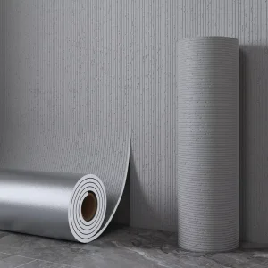 Plaster Texture Peel and Stick Wallpaper 60cm Waterproof Anti Moisture Eco Safe Quick Install for Rental