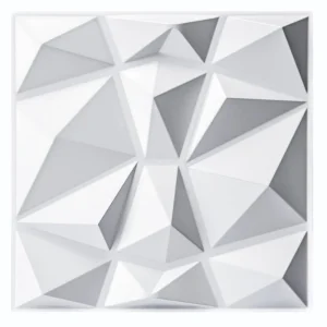 Plastic PVC 3D Wall Panels Wave Wallpaper Murals for Decors