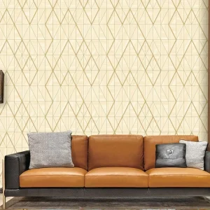 Popular Simple Geometric Plain and Texture 3D Wall Mural Waterproof Home Interior Decor 7D Wallpaper