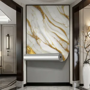 Premium PET Self Adhesive Wall Sticker for Modern Home Interior Decoration and Commercial Space Renovation Projects