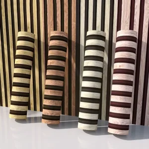 Premium Wood Grille Peel & Stick PVC Wallpaper Rolls Home Decoration 3d Self Adhesive Wall Paper for Home Decoration