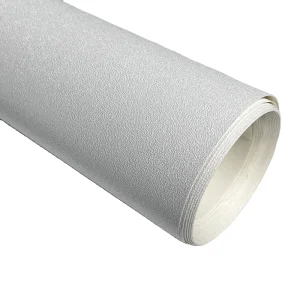 Printable Non Woven PVC Vinyl Wallpaper Fine Sand Texture Eco friendly Polyester Canvas Fit for Latex UV Eco solvent Printing