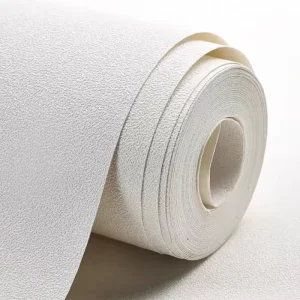 Printable PVC Vinyl Non Woven Wallpaper Digital Printing Wallpaper Rolls Blank White Wallpaper