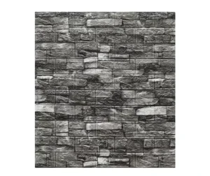 Printed Brick Look Stone Mosaic Design Self Adhesive Peel and Stick Home Decor Removable Wall Contact Paper Wallpaper