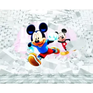 Printing 3d Wallpaper Custom Cartoon Wall Mural for Kindergarten
