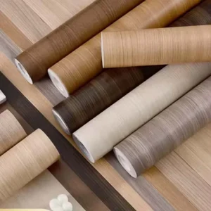 Professional Service Self Adhesive Wood Grain Design Waterproof PVC Decorative Film for Interior Furniture