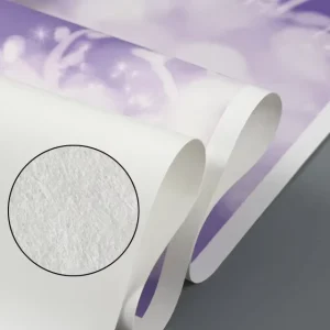 Professional Xuan Velvet Fabric Roll for Inkjet Printing Durable Mural Art Wallpaper Material
