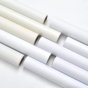 Putty White PVC Self-Adhesive Thickened Waterproof Moisture-Proof Wallpaper Wall Cover Stickers for Living Room Bedroom