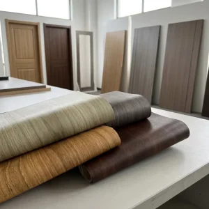 Pvc Wood Grain Decorative Film Roll for Door Lamination